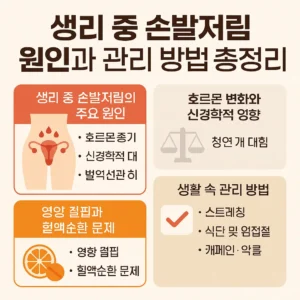 생리 중 손발저림 원인과 관리 썸네일