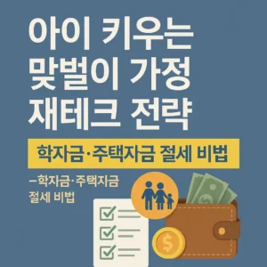 아이 키우는 맞벌이 가정 재테크 전략 썸네일