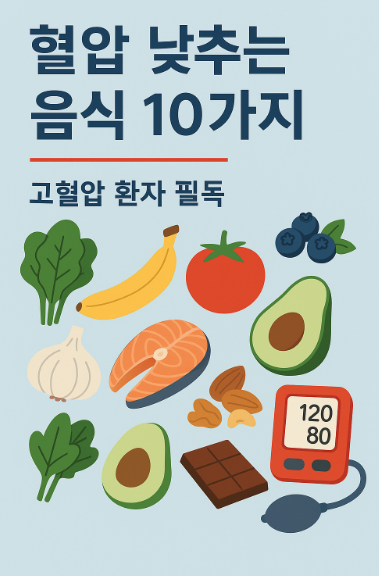 혈압을 낮추는 음식 10가지