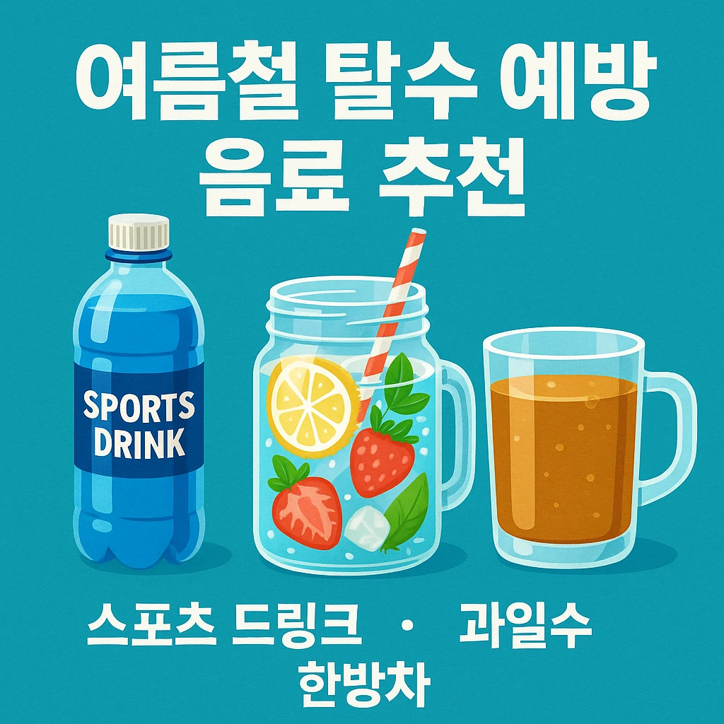 여름철 탈수 예방 음료 추천