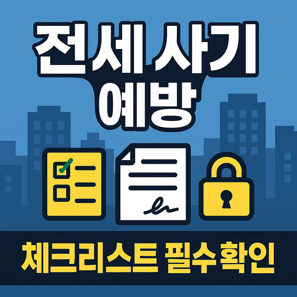 전세 사기 예방