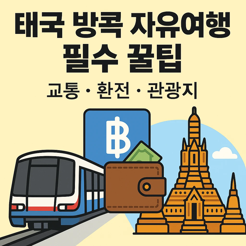 태국 방콕 자유여행 필수 꿀팁