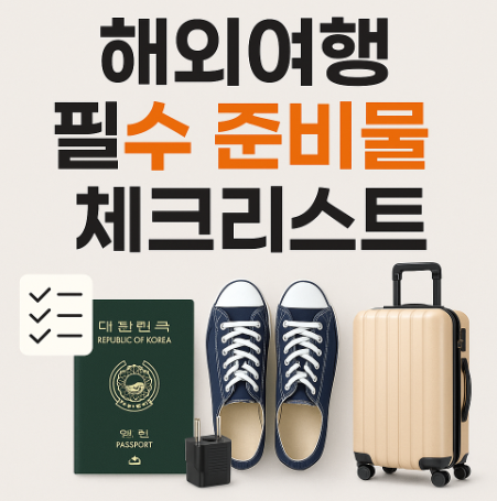 해외여행 필수 준비물 체크리스트