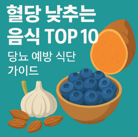 혈당 낮추는 음식