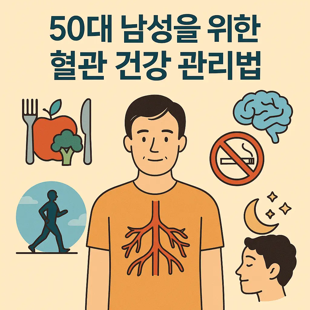 50대 남성을 위한 혈관 건강 관리법 썸네일