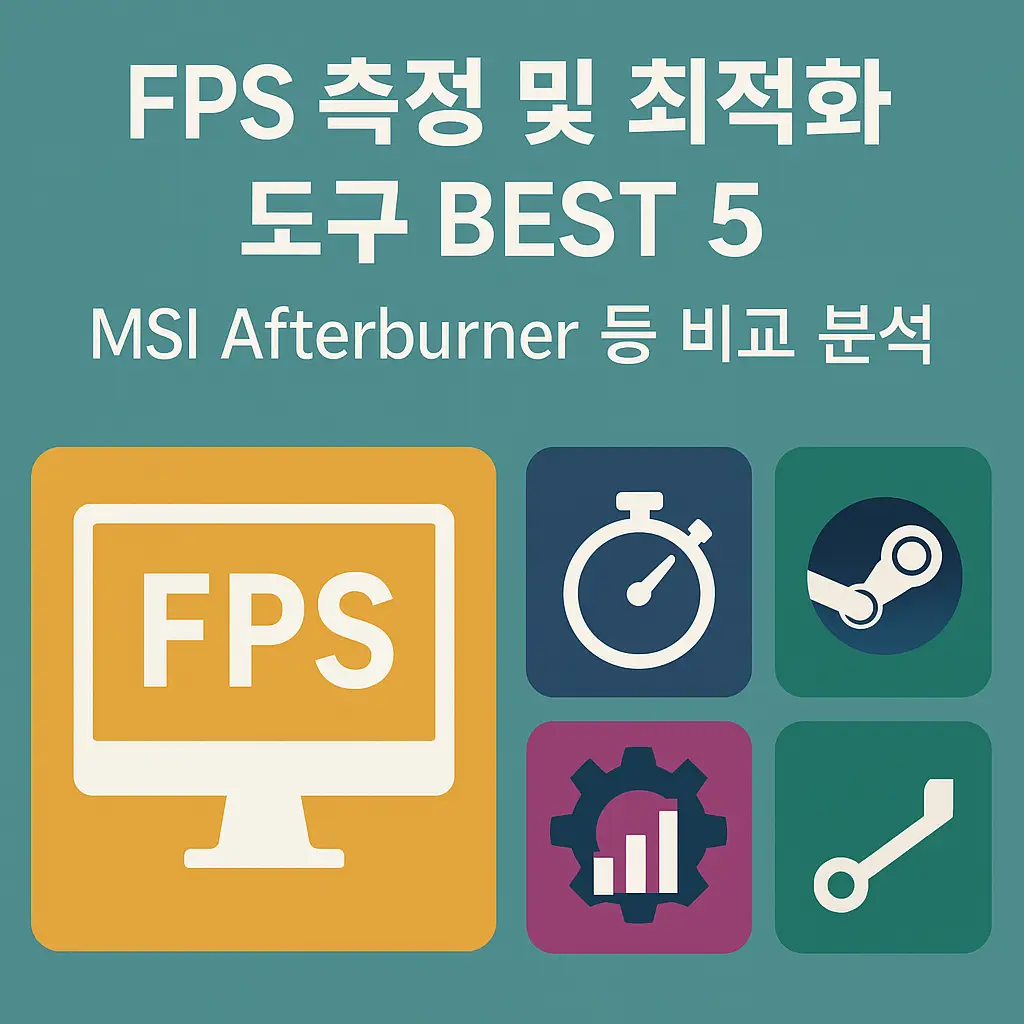 FPS 측정 및 최적화 도구 비교 – MSI Afterburner 등
