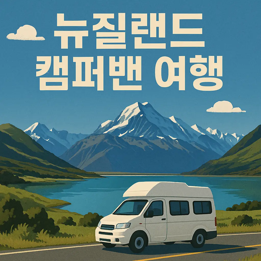 뉴질랜드 캠퍼밴 여행 정사각형 썸네일