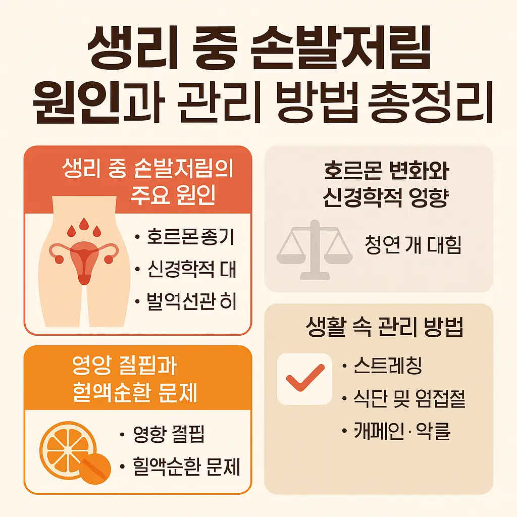 생리 중 손발저림 원인과 관리 썸네일
