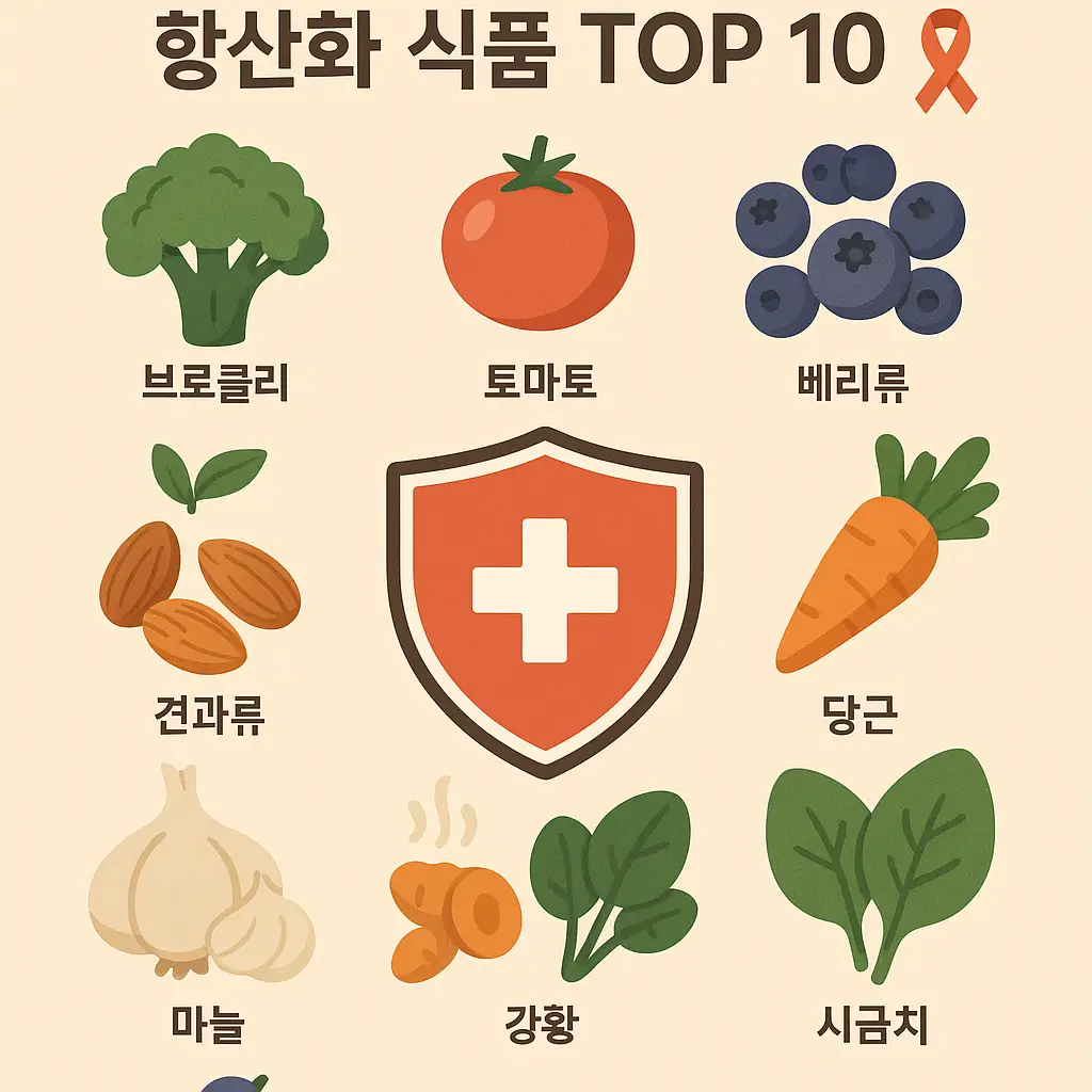 암 예방에 도움이 되는 항산화 식품 TOP 10 썸네일