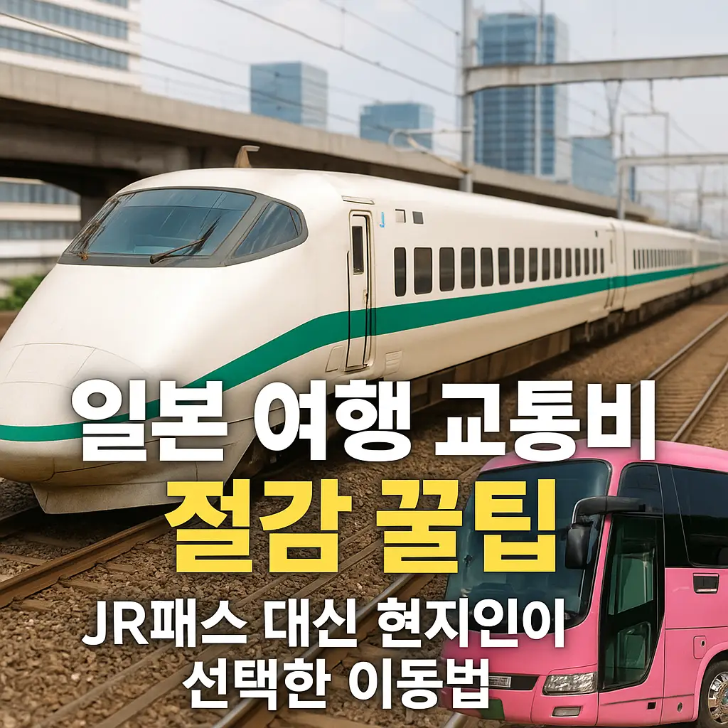 일본 여행 교통비 절감 꿀팁 – JR패스 대신 현지인이 선택한 이동법