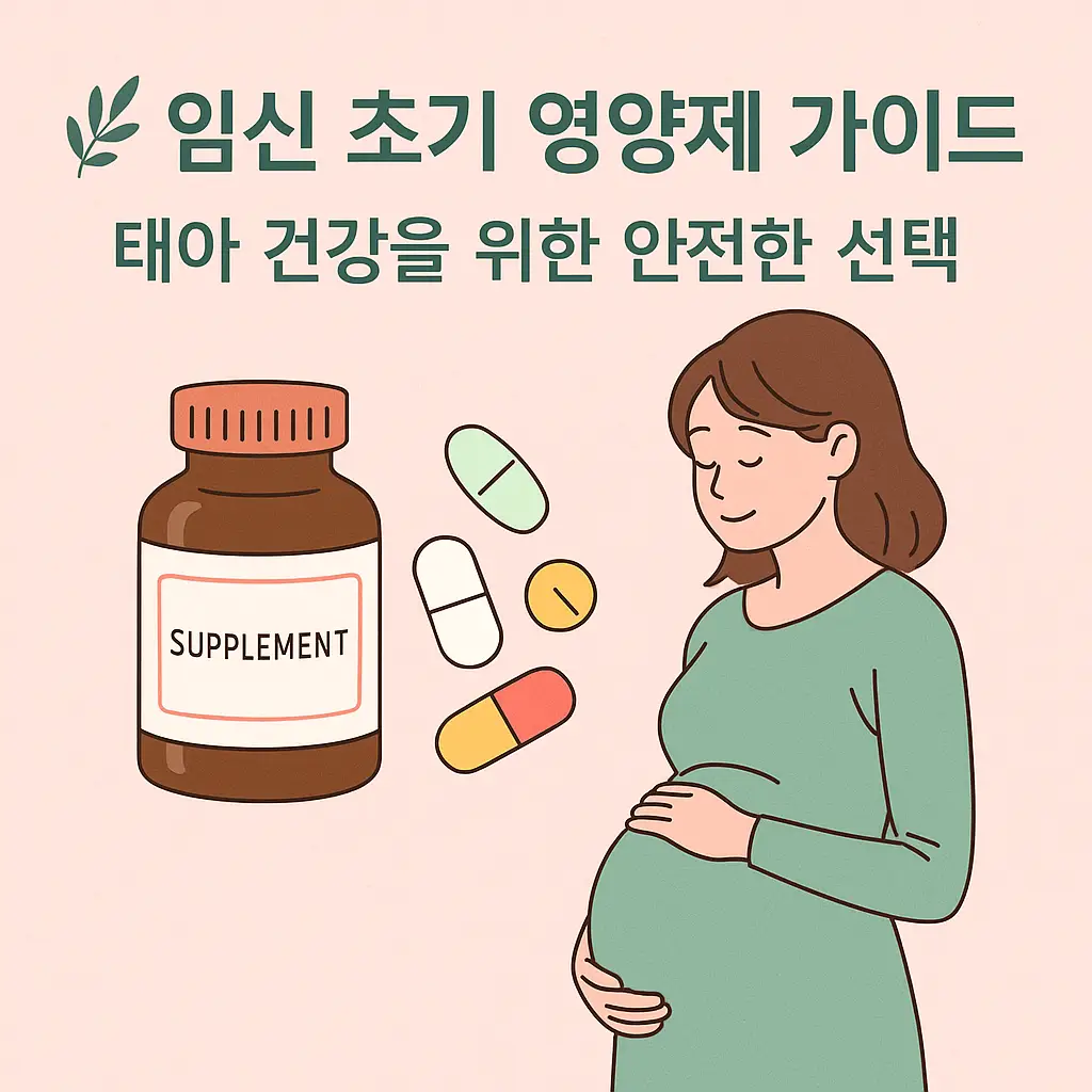 임신 초기 영양제 가이드와 태아 건강을 위한 안전한 선택